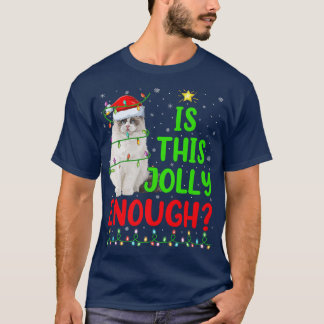 Funny Xmas Tree ist diese Jolly genug Ragdoll Cat  T-Shirt