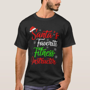 Funny Xmas Weihnachten Lieblings-Fitness-Lehrer Ch T-Shirt