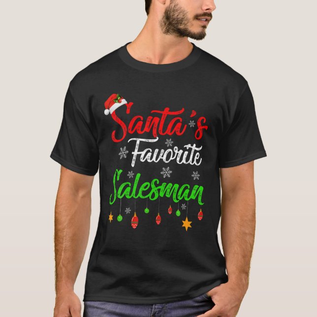 Funny Xmas Weihnachten Weihnachten der Lieblingsve T-Shirt (Vorderseite)