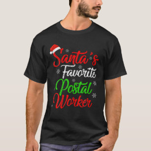 Funny Xmas Weihnachts Lieblingspostalin Christma T-Shirt