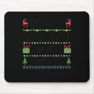 Funny Xmas zu heiße hässliche Weihnachtssüßer Frau Mousepad