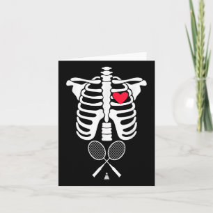 Funny Xray Halloween Kostüm Rib Cage Skeleton Bad Karte