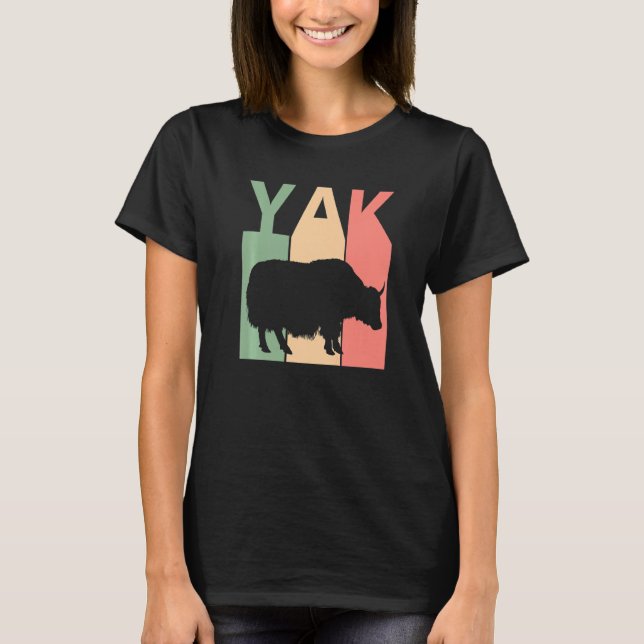Funny Yak Costume T-Shirt (Vorderseite)