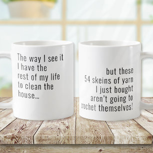 Funny Yarn Crochet Kaffeetasse