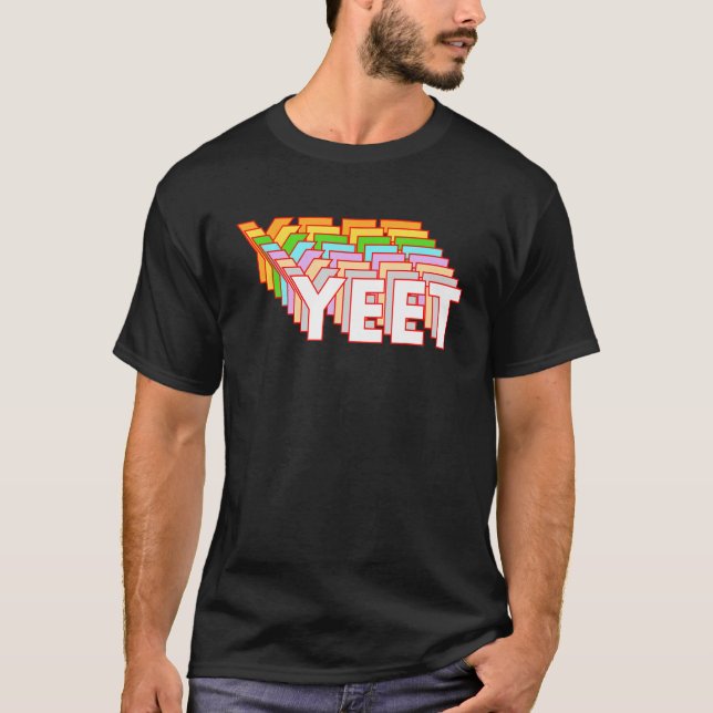 Funny Yeet dank Meme Video Game Lover Viral Phrase T-Shirt (Vorderseite)