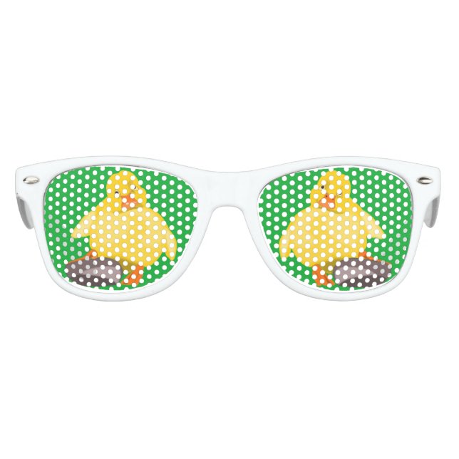Funny Yellow Duck Sunglassle - Farbe auswählen Partybrille (Vorderseite)