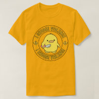 Funny Yellow Dufe mit Knife