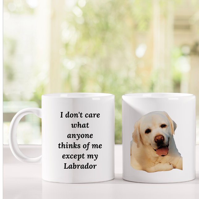 Funny Yellow Labrador Retriever Tasse (Von Creator hochgeladen)