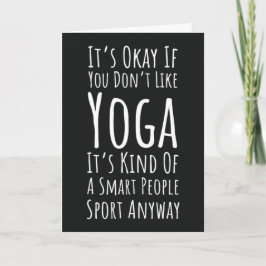 Funny Yoga Cards Peace Namaste Niedlicher Horror Karte