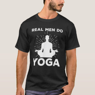 Funny Yoga Design for Men Joga Pose Meditation T-Shirt