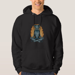 Funny Yoga Dog Black Mouth Cur T - Shirt