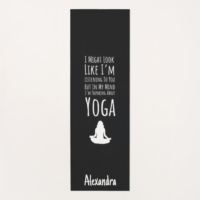 Funny Yoga Mats Exercise Stretch Relax Fitness Yogamatte (Vorderseite)