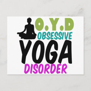 Funny Yoga Postkarte