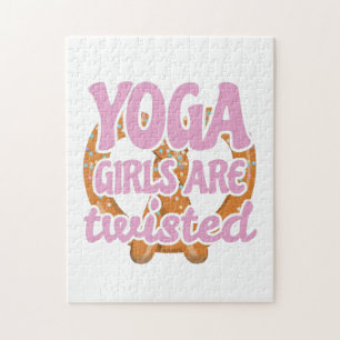 Funny Yoga Quote Geschenke Yoga Girls sind Geschen Puzzle