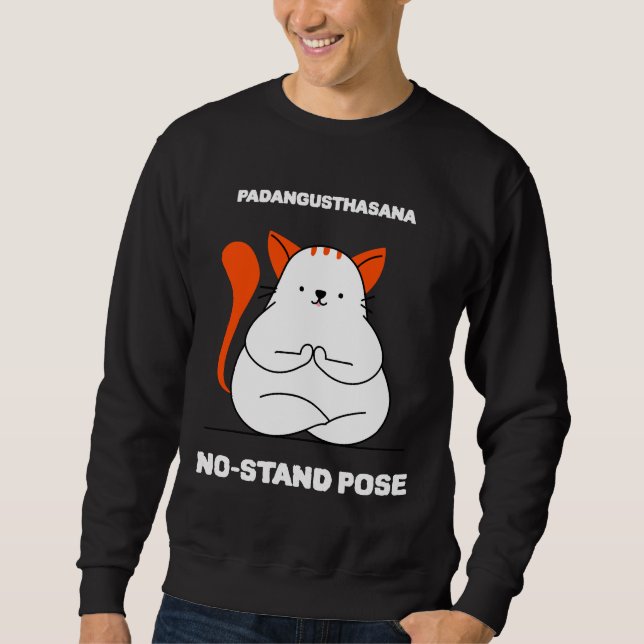 Funny Yoga Sweatshirt (Vorderseite)