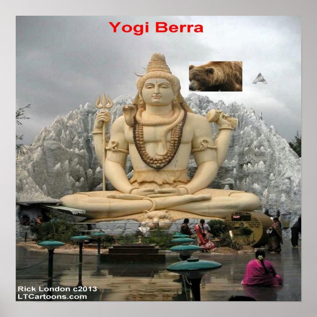 Funny Yogi Deja Vu Poster (Vorne)