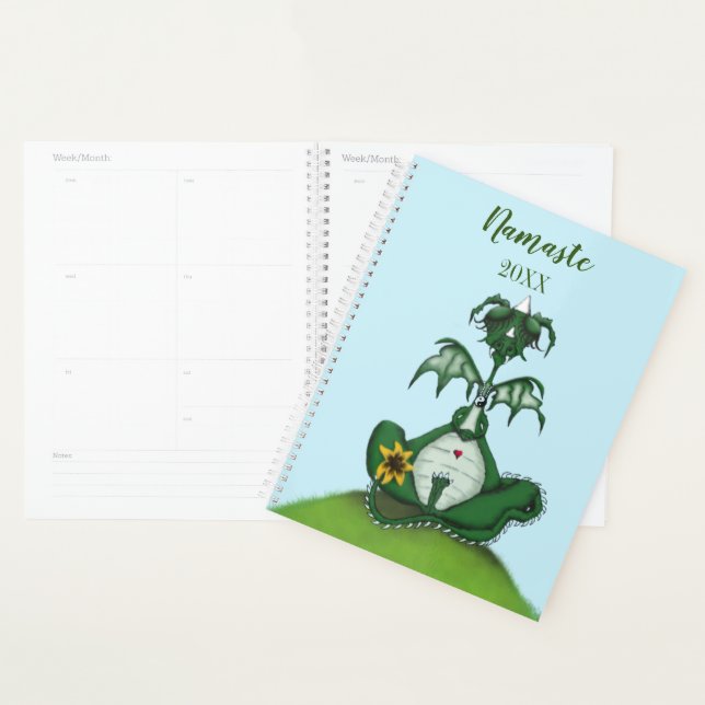 Funny Yogi Dragon Painting Planer (Anzeige)