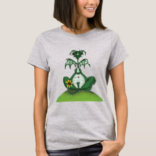 Funny Yogi Dragon Painting T-Shirt