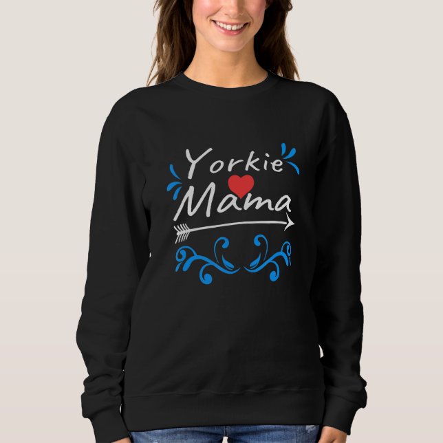 Funny Yorkie Sweatshirt (Vorderseite)