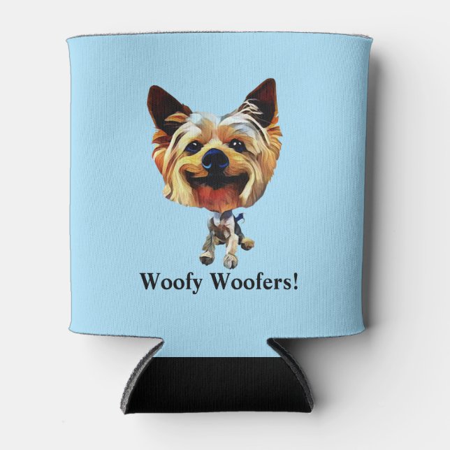 Funny Yorkshire Terrier Can Cooler Dosenkühler (Vorderseite)