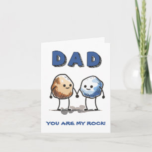 Funny You are my Rock Pun Joke Spaß Vathday Karte