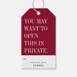 Funny You May Want To Open This In Private Geschenkanhänger