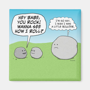 Funny You Rock Little Boulder Kühlschrankmagnet Magnet