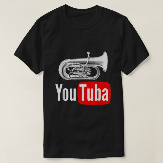 Funny You Tuba Marching Band T-Shirt (Design vorne)