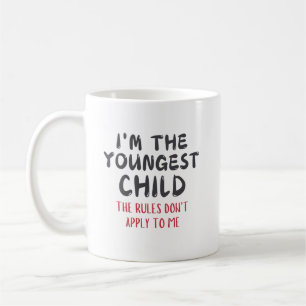 Funny Youngest Child Zitat Kaffeetasse