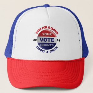 Funny Your Vote zählt Männer Frauen Trucker Hat Truckerkappe