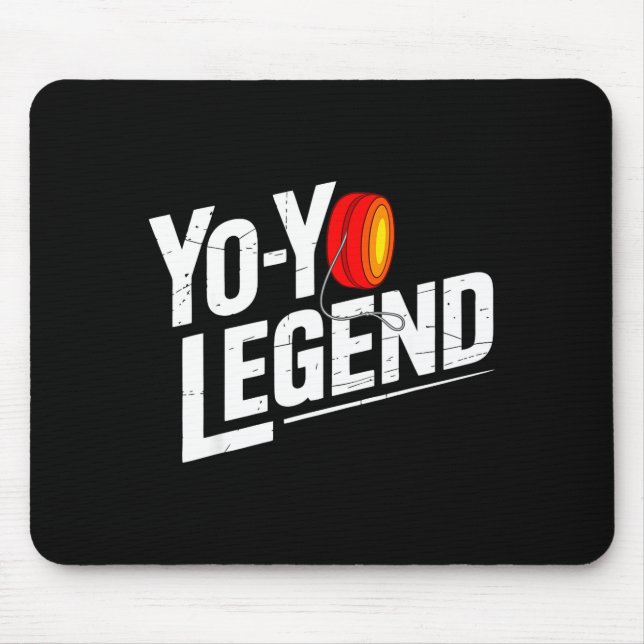 Funny Yoyo Player Legend Yo-yo Performer  Mousepad (Vorne)