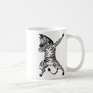 Funny Zebra Dab Dabbing Zoo Afrika Safari Tier L Kaffeetasse