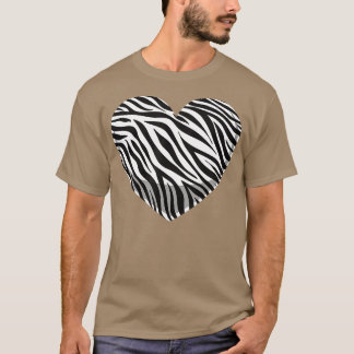 Funny Zebra Print für Mädchen Frauen Männer Streif T-Shirt