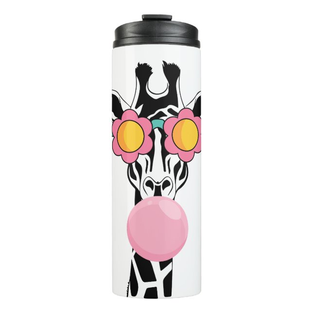 Funny zebra Thermal Tumbler Thermosbecher (Vorderseite)