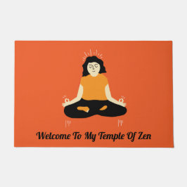 Funny Zen Welcome Door Mat Fußmatte