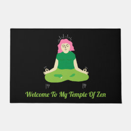 Funny Zen Welcome Door Mat Fußmatte
