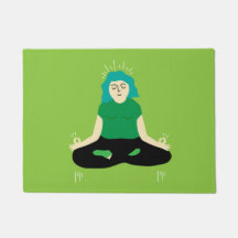 Funny Zen Welcome Door Mat