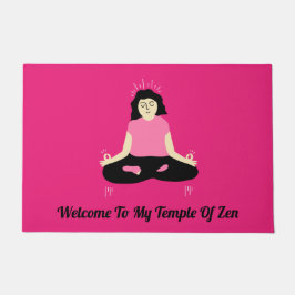 Funny Zen Welcome Door Mat Fußmatte