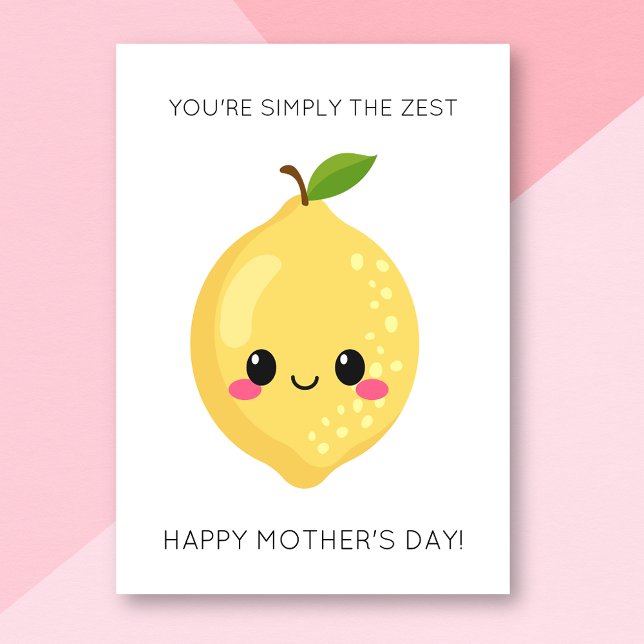 Funny Zest Lemon Mutter Tageskarte Karte (Von Creator hochgeladen)