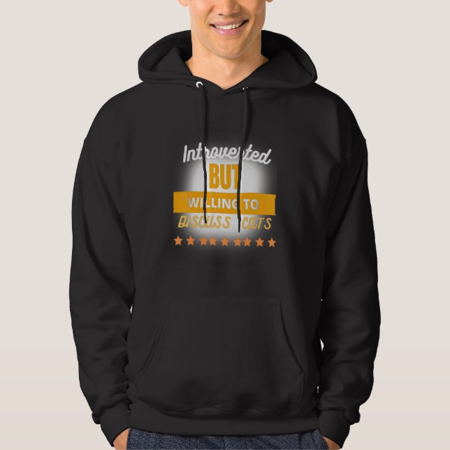Funny Zitat eingeführt, aber willens zu diskutiere Hoodie (Vorderseite)