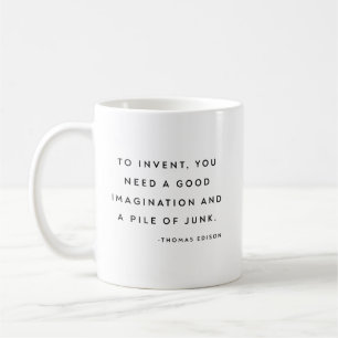 Funny Zitat Erfinder Ingenieur für Minimalistische Kaffeetasse