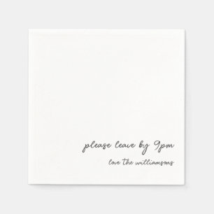 Funny Zitat Frühnachtsalter Spaß kundenspezifisch Serviette