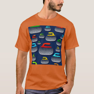 Funny Zitat für Curling Liebhaber Curling Muster T-Shirt
