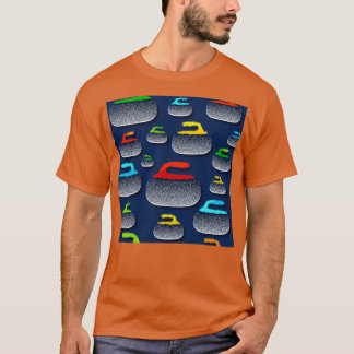 Funny Zitat für Curling Liebhaber Curling Muster T-Shirt