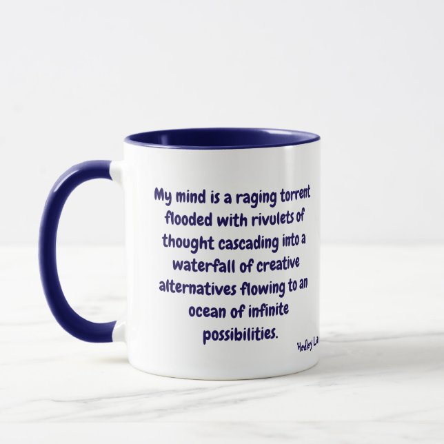 Funny Zitat für die Tasse meines Geistes (Links)