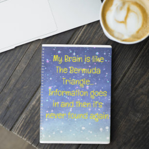 Funny Zitat für vergessene Menschen zu tun, um Spi Notizbuch