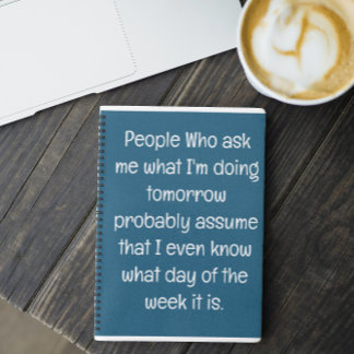 Funny Zitat für vergessene Menschen zu tun, um Spi Notizbuch