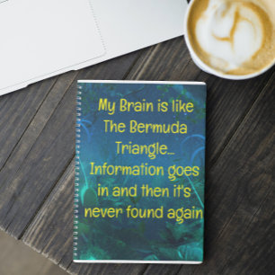 Funny Zitat für vergessene Menschen zu tun, um Spi Notizbuch