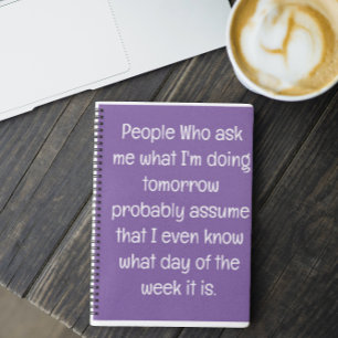 Funny Zitat für vergessene Menschen zu tun, um Spi Notizbuch