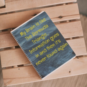 Funny Zitat für vergessene Menschen zu tun, um Spi Notizbuch